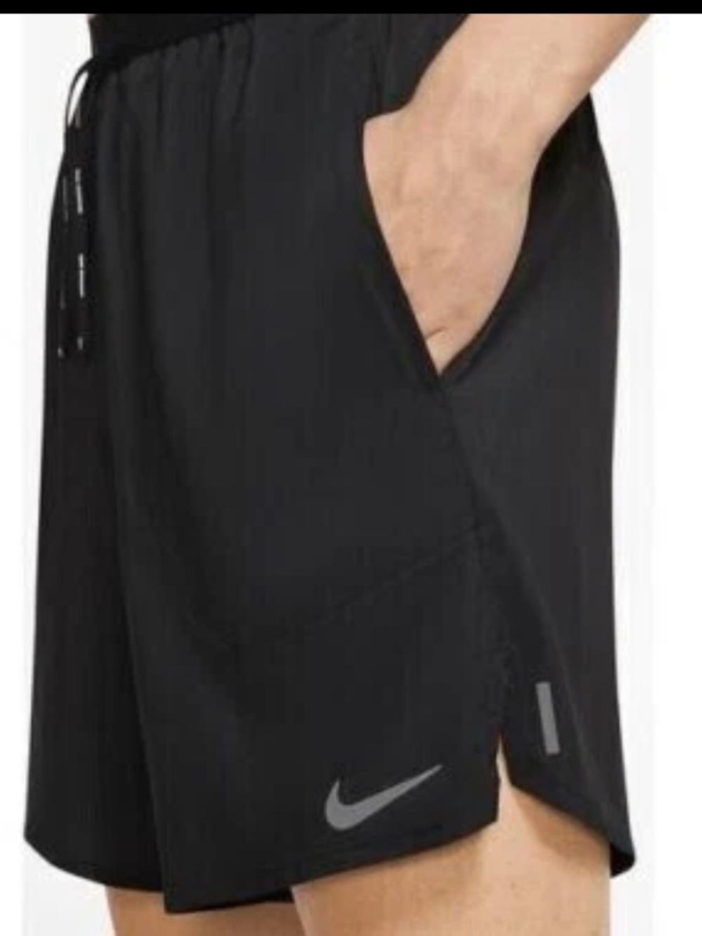 NWT Nike 6.5" Running Shorts Men's Small Black Dri-Fit DQ1819-010